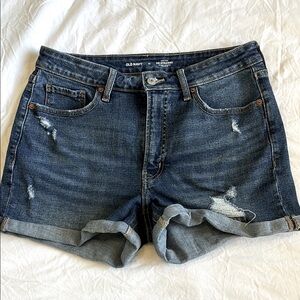 EUC Old Navy Women's Distressed Blue Jean Shorts